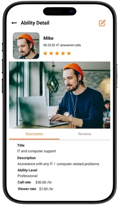 Wizelp App Screenshot